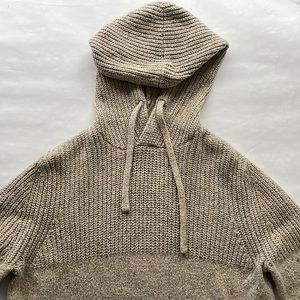 American Eagle Stitch Hoodie - Beige